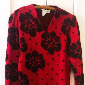 Vintage French Le Gaillard Sweater Dress - S/M